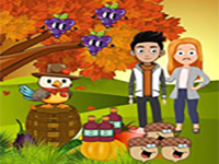 Pair Fled Thanksgiving Land - Play Free Online Escape Game
