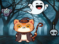 Halloween Cat Needs Candy - Play Free Online Escape Game