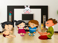 Calm The Naughty Kids - Play Free Online Escape Game