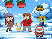 Family Stranded Christmas Snow Land - Play Free Online Escape Game