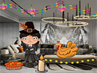 Tara Exited Thanksgiving Party House - Play Free Online Escape Game