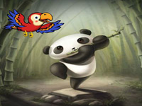 Parrot Escaped Panda Jungle