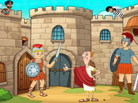 Castle Warriors Caught The Thieves - Play Free Online Escape Game