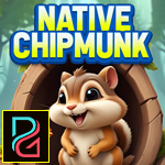 Native Chipmunk Escape
