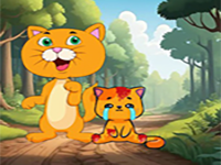 Save Injured Cat Baby - Play Free Online Escape Game