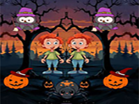 Save Twins From Scary Jungle - Play Free Online Escape Game