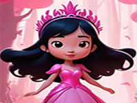 Adorable Pink Princess Escape