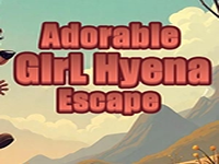 Adorable Girl Hyena Escape