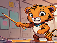 Educated Tiger Rescue - Play Free Online Escape Game