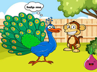 Peacock Reunited With Friends - Play Free Online Escape Game