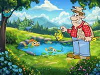 Recover Fish From Fisherman - Play Free Online Escape Game