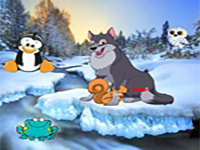 Secure The Squirrel From Wolf - Play Free Online Escape Game