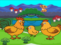 Feed Hungry Hen Family - Play Free Online Escape Game