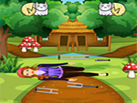 Help Fell Down Handicap Girl - Play Free Online Escape Game