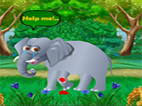 Help The Wounded Elephant - Play Free Online Escape Game