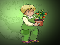 Help The Boy Planted Tree - Play Free Online Escape Game