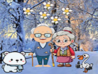 Help Winter Shivering Grandpa - Play Free Online Escape Game