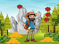 Researcher Reach Golden Mountain - Play Free Online Escape Game