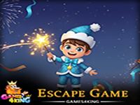 New Year Sparkle Boy Escape - Play Free Online Escape Game