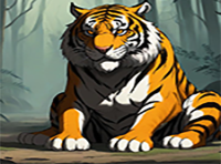 Aged Tiger Rescue - Play Free Online Escape Game