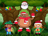 Children Escaped Christmas Jungle - Play Free Online Escape Game