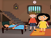 Kids Out From Grandma House - Play Free Online Escape Game