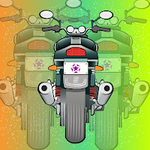 Find Purple Star Bike Key