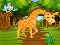 Giraffe Seeks Her Lost Baby - Play Free Online Escape Game