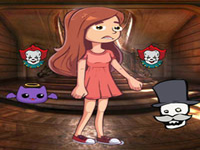 Girl Eluded Haunted House - Play Free Online Escape Game