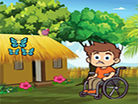 Disabled Boy Reach Home - Play Free Online Escape Game