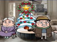 Give Christmas Gift To Grandparents - Play Free Online Escape Game