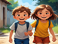 Playful Kids Rescue - Play Free Online Escape Game