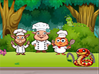 Animal Attend Cooking Competition - Play Free Online Escape Game