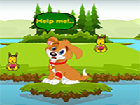 Injured Dog Meet Buddies - Play Free Online Escape Game