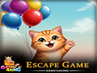 Colorful Balloon Cat Escape - Play Free Online Escape Game