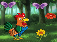 Rooster Save His Family - Play Free Online Escape Game