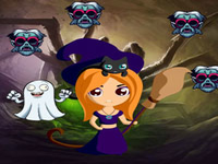 Sorceress Escaped Spider Realm - Play Free Online Escape Game