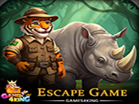 Forest Tiger And Rhino Rescue - Play Free Online Escape Game