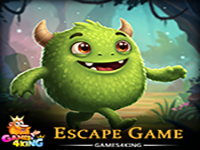 Bouncy Green Monster Escape - Play Free Online Escape Game