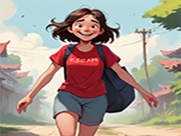 Joyful Young Girl Rescue - Play Free Online Escape Game