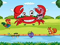 Crab Caught Worm Escape - Play Free Online Escape Game