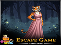 Graceful Gown Tiger Escape - Play Free Online Escape Game