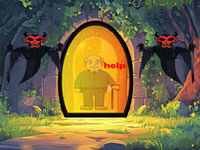 Grandpa Stuck In Devil Land - Play Free Online Escape Game