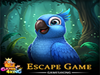 Bright Blue Parrot Rescue - Play Free Online Escape Game