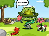 Frog Inside Enchanted Plants - Play Free Online Escape Game