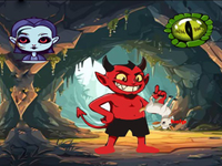 Protect Goat From Devil Monster - Play Free Online Escape Game
