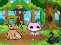 Assist Couple Of Wild Cats - Play Free Online Escape Game