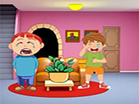 Stop Naughty Kids Crying - Play Free Online Escape Game