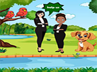 Business Girls Escaped Jungle - Play Free Online Escape Game