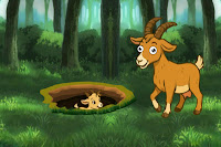 Assist Mom Goat Rescue Infant